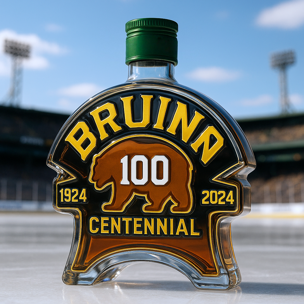 Boston Bruins Commemorative Whiskey Bottle