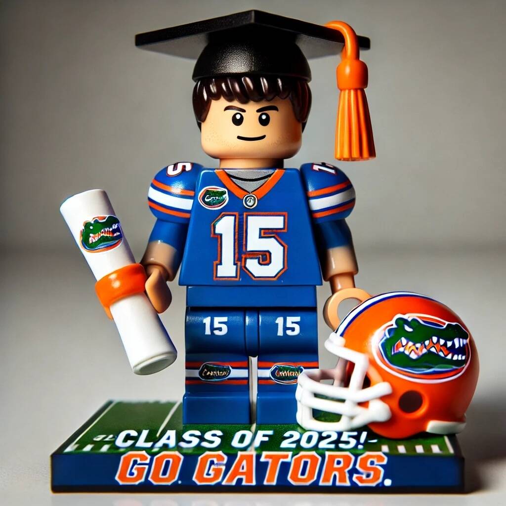 2025 College Football Graduation Minifigure Set