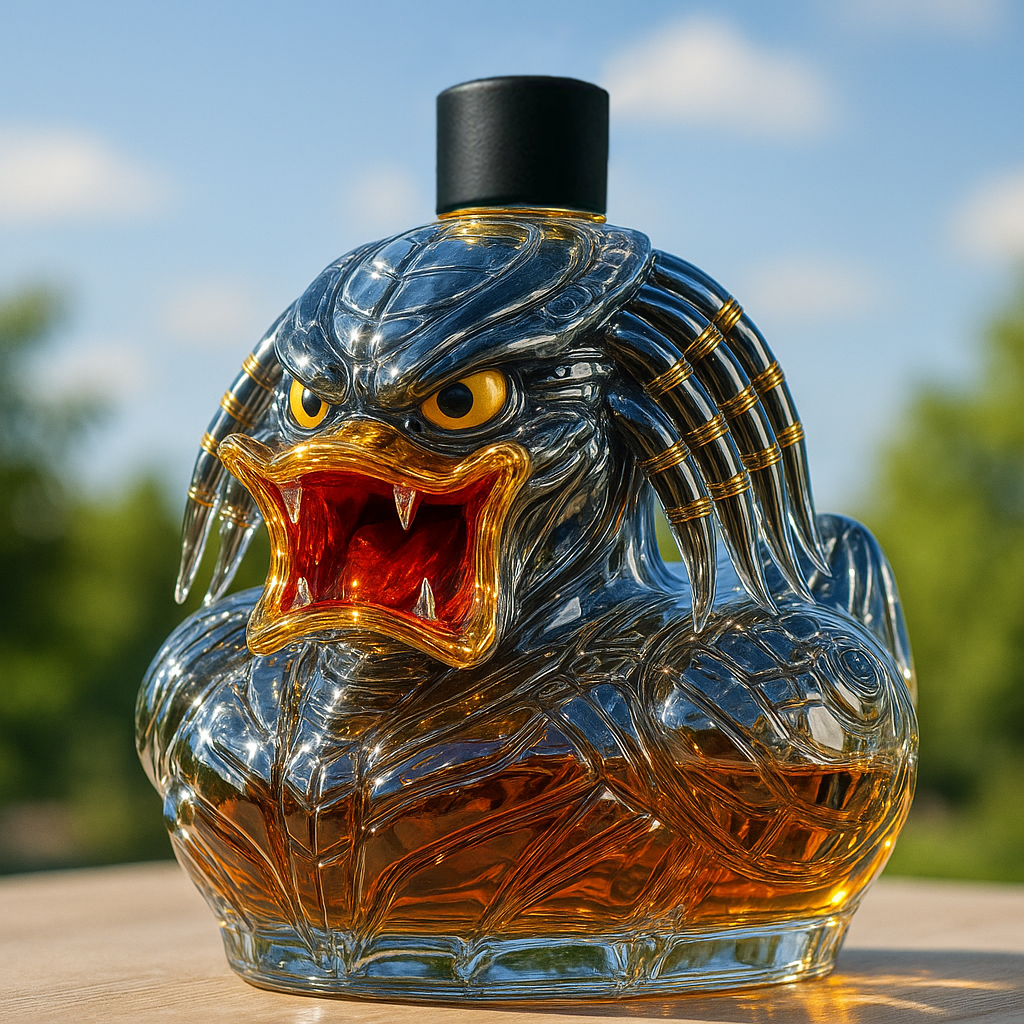 Predator Duck Whiskey Bottle