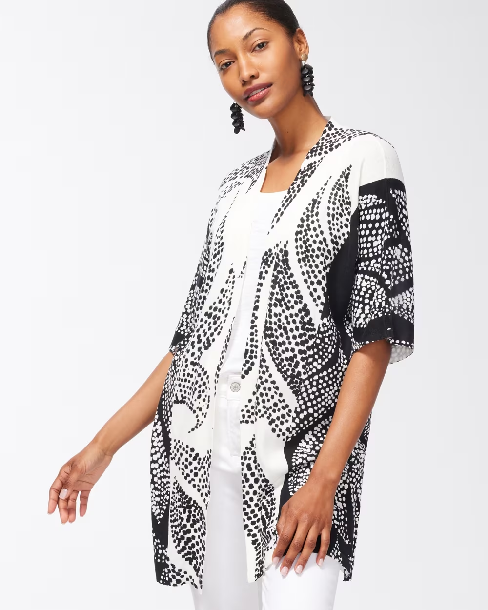 Summer Romance Foliage Midi Cardigan