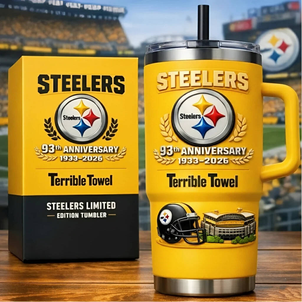 Steelers 93th Anniversary Tumbler