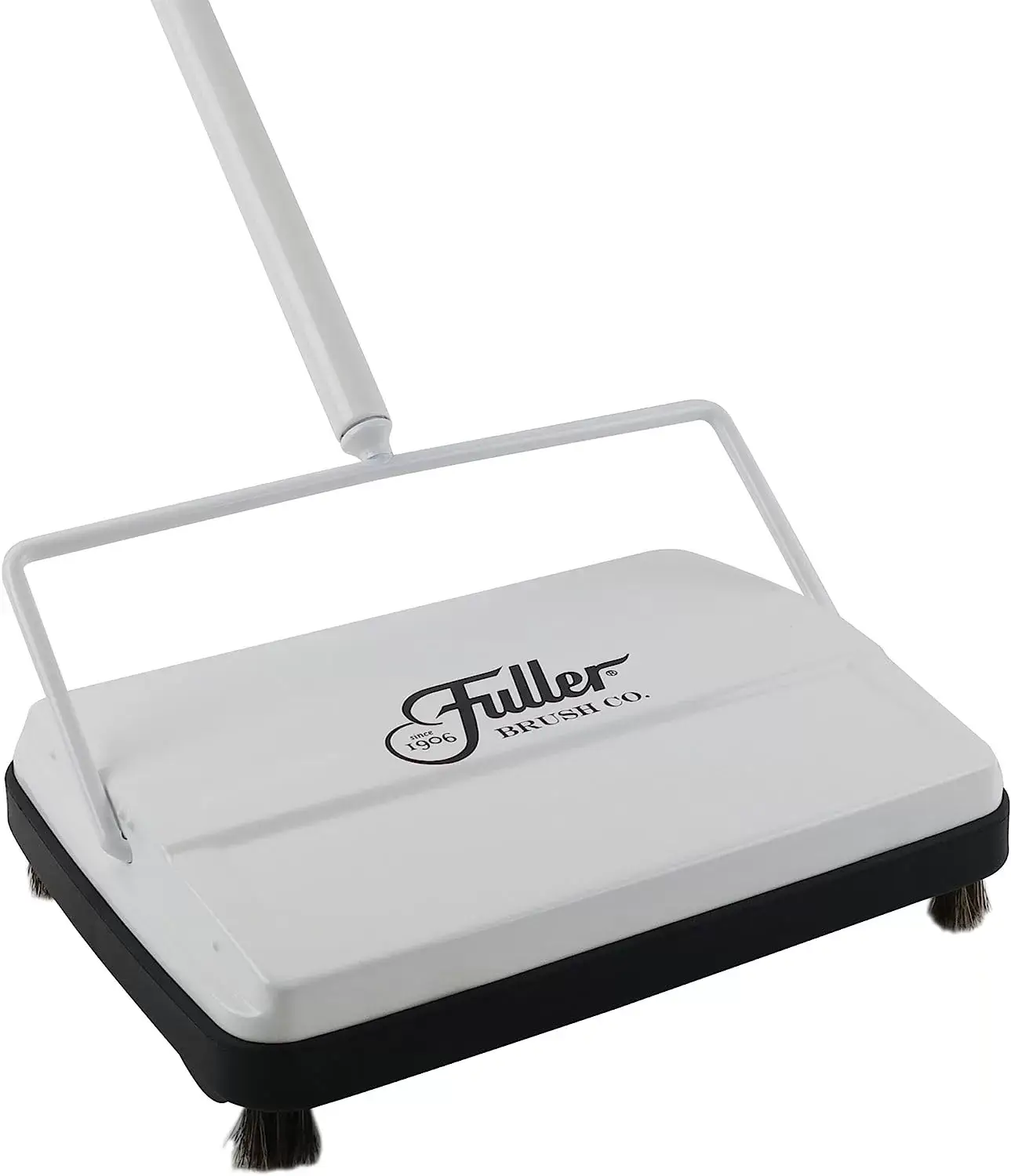 Fuller Brush 17027 Carpet & Floor Sweeper- Mini Stick Cleaner For Hardwood Surfaces, Wood Floors, Laminate, Tile- Small & Portable For The Home Or Office - Cleans Dust Pet Hair- Electrostatic & Silent