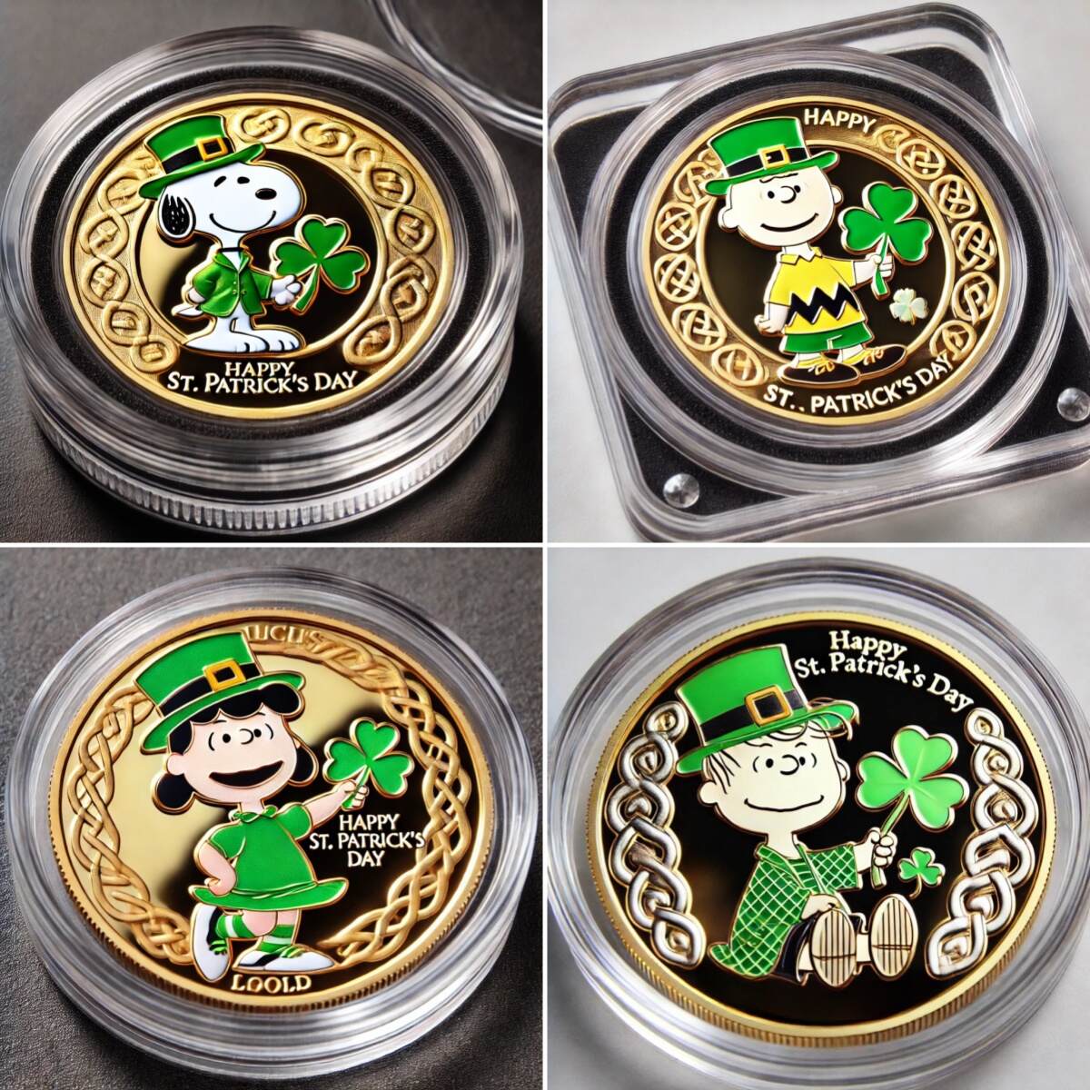 Saint Patrick's Coin - Peanuts