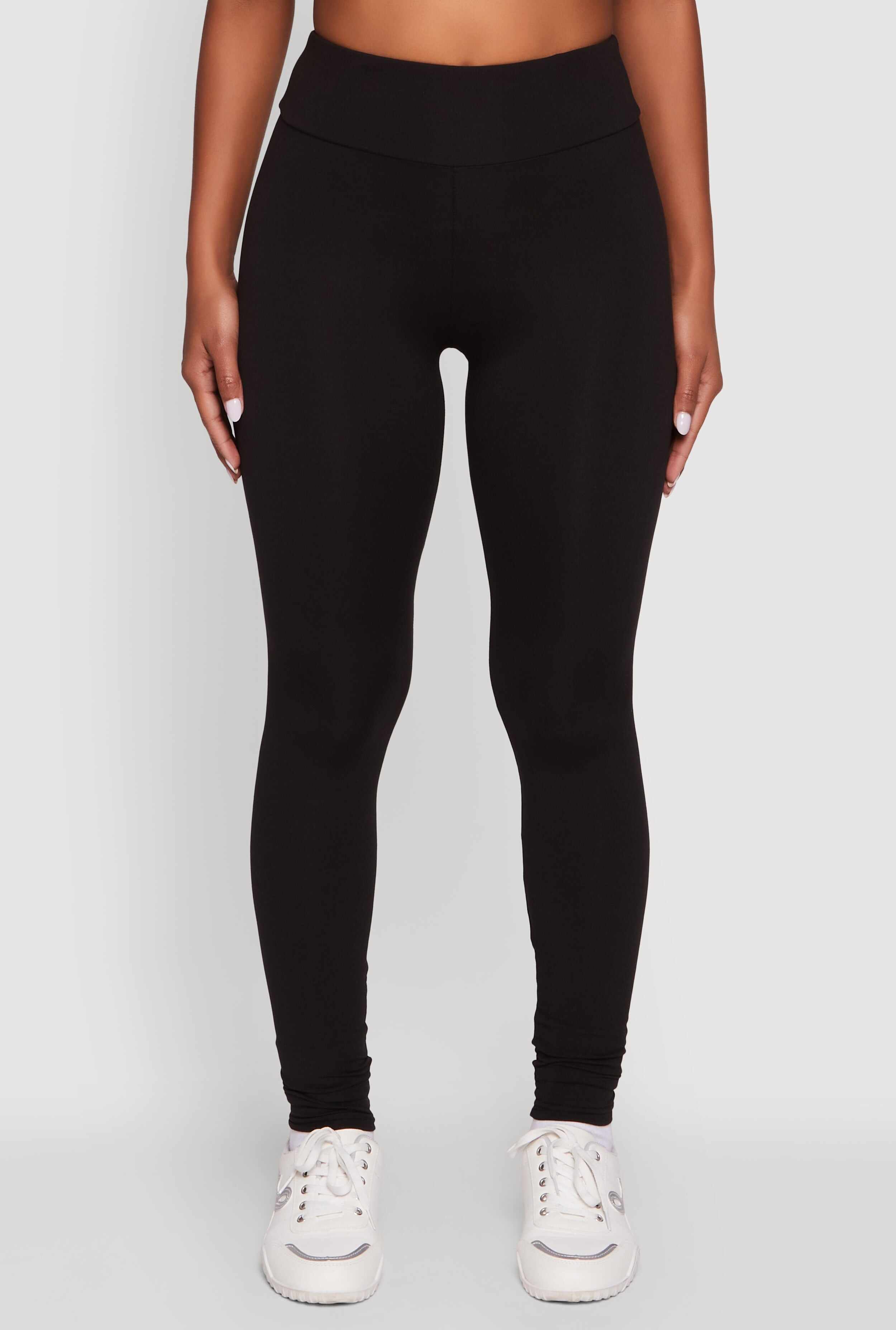 Soft Brushed Knit High Waisted Leggings