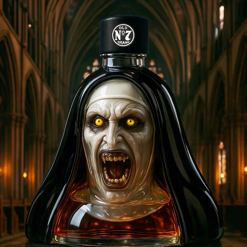 The Nun Whiskey Bottle