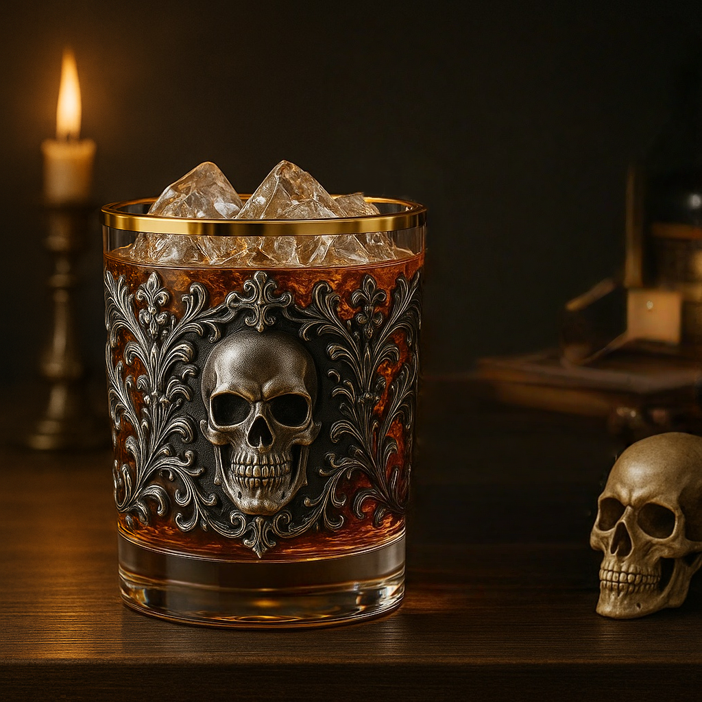 Gothic whiskey glass