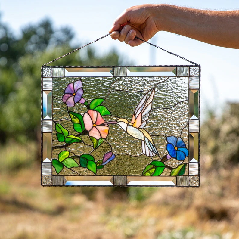🎉Mother's Day Pre-sale - 49% OFF-Cardinal Stained Glass Window Panel