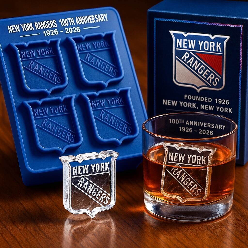 New York Rangers 100th Anniversary ice mold