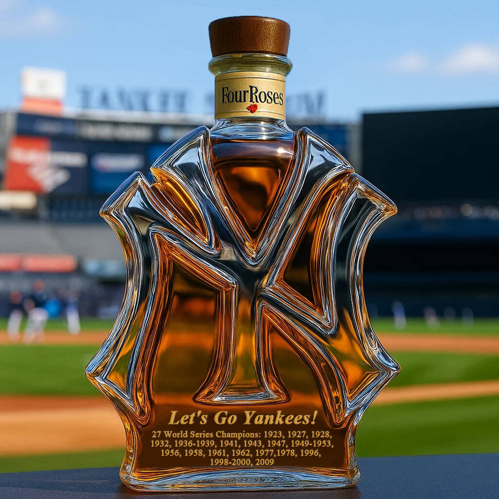 New York Yankees Honor Whisky Bottle