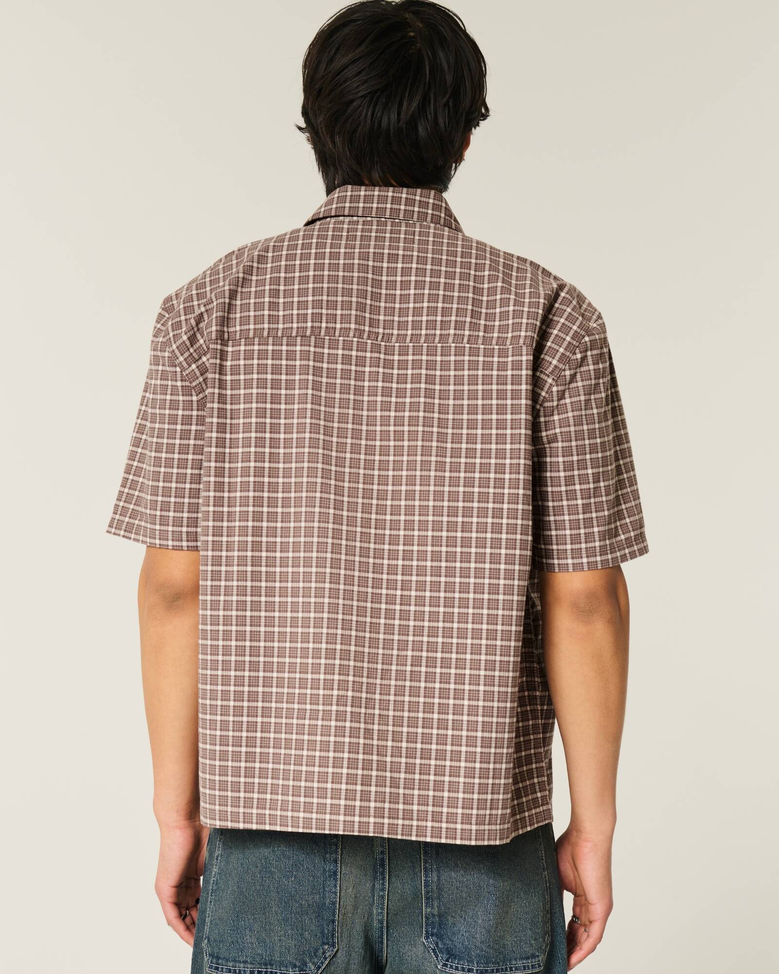 Boxy Short-Sleeve Cherry Graphic Shirt