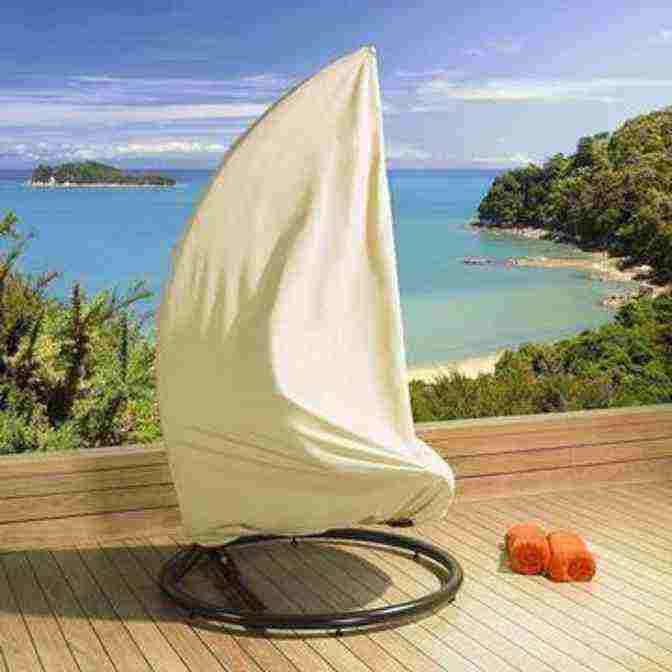 Luxury Extra Large Hanging Pod Chairs Grey Rope Table