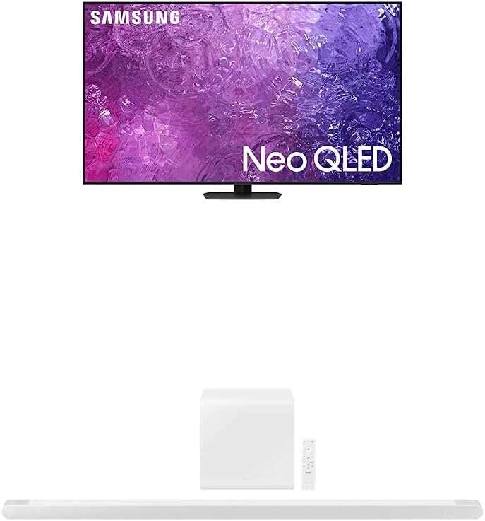 SAMSUNG 55-Inch Class Neo QLED 4K QN90C Series Neo Quantum HDR+, Dolby Atmos, Object Tracking Sound+, Anti-Glare, Gaming Hub, Q-Symphony, Smart TV with Alexa Built-in (QN55QN90C, 2023 Model)