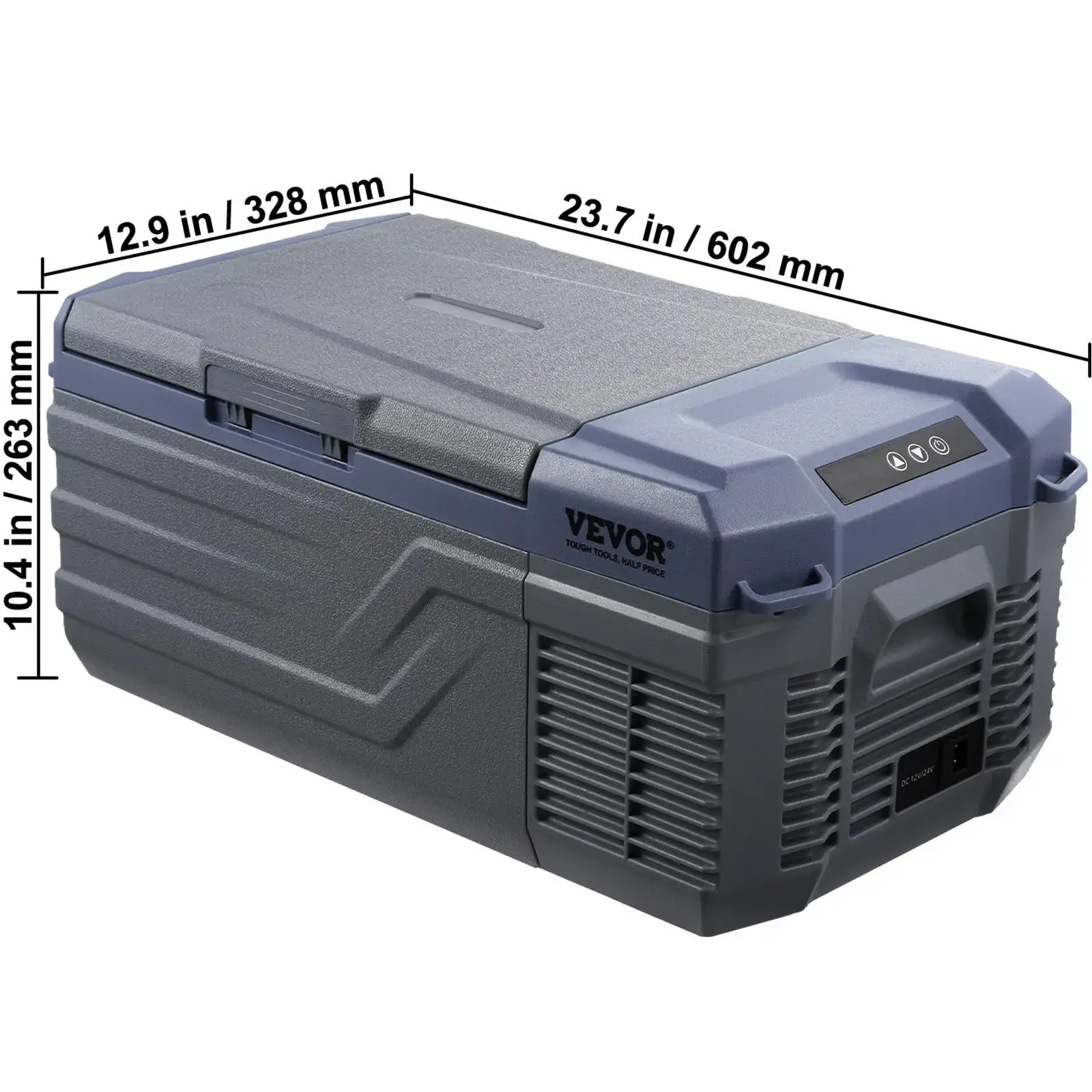 Car Refrigerator, 12 Volt Car Refrigerator Fridge, 15 L Single Zone Portable Freezer, -4℉-68℉ Adjustable Range, 12/24V DC and 100-240V AC Compressor Cooler for Outdoor, Camping, RV