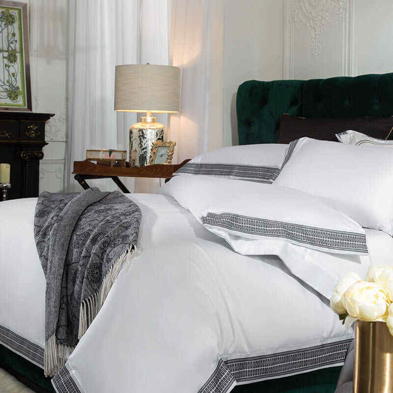 Fezaran Silky Soft Egyptian Cotton Duvet Cover Set
