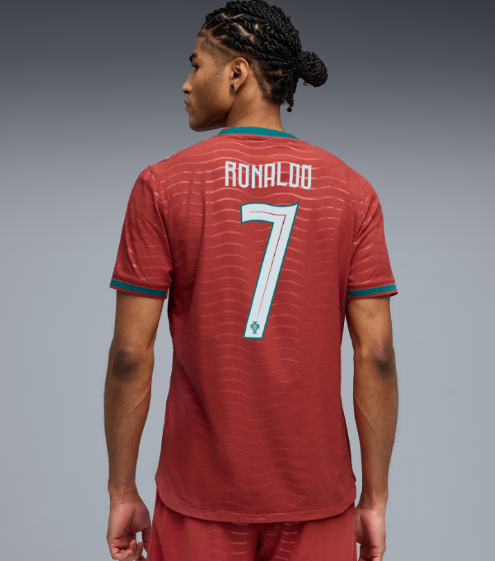 Cristiano Ronaldo Portugal National Team Puma 2026 Home Authentic Jersey - Red