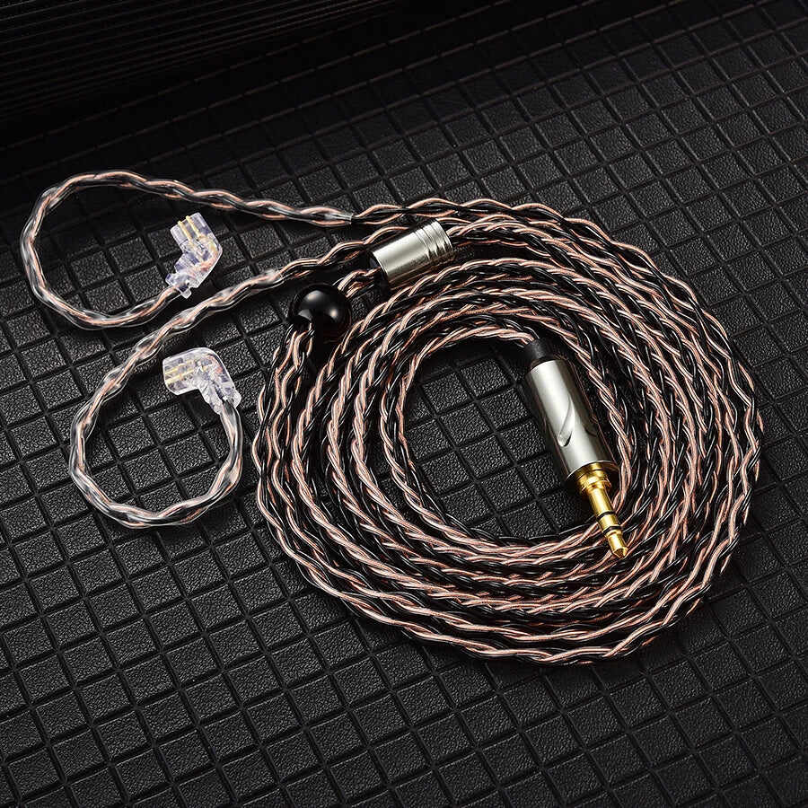 QKZ T1 Silver-Plated 8-Strand Upgrade Cable for KZ