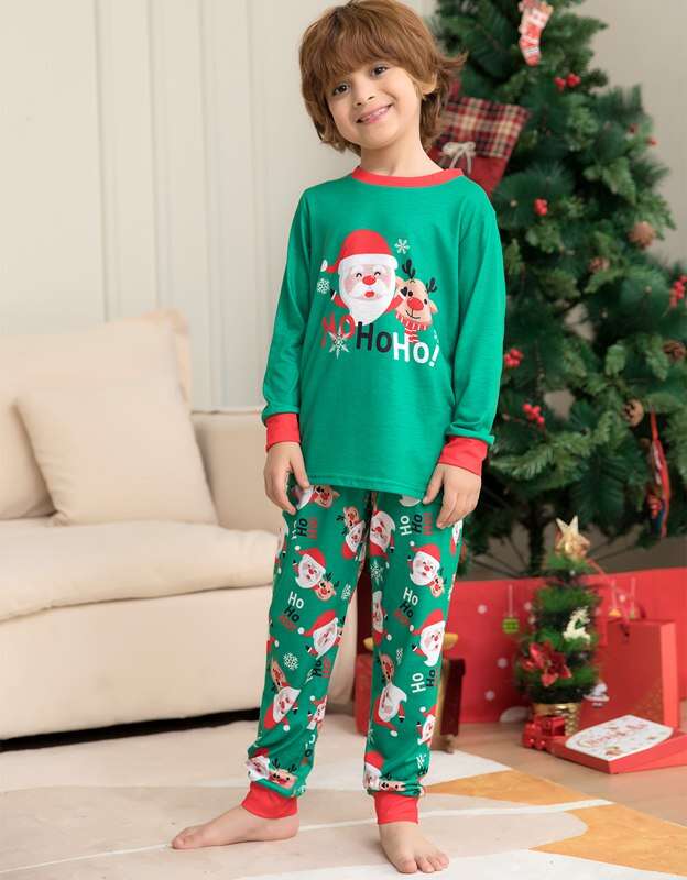 Christmas Pajamas Family Matching Santa Claus Sleepwear Sets