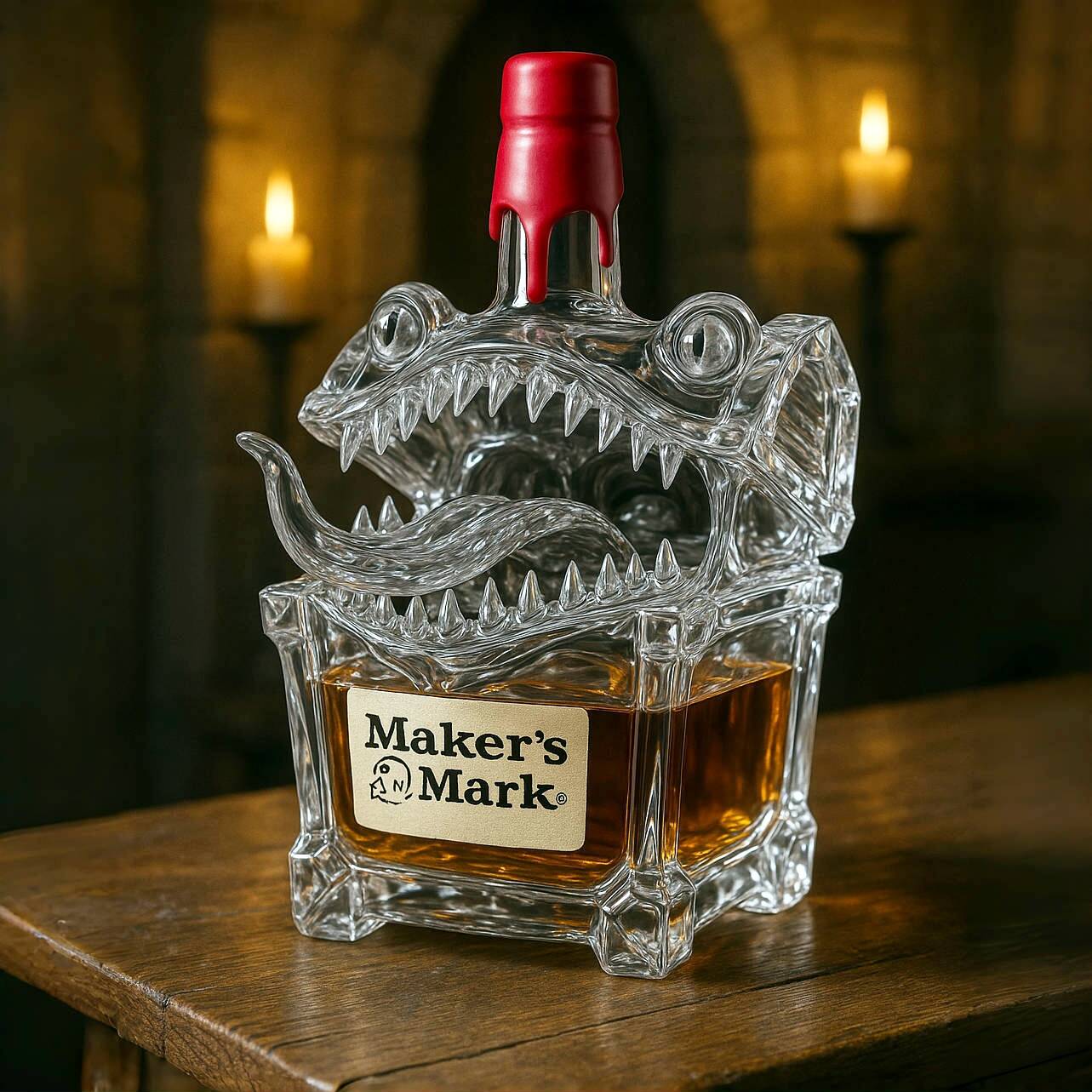 D&D Mimic Whiskey Bottle