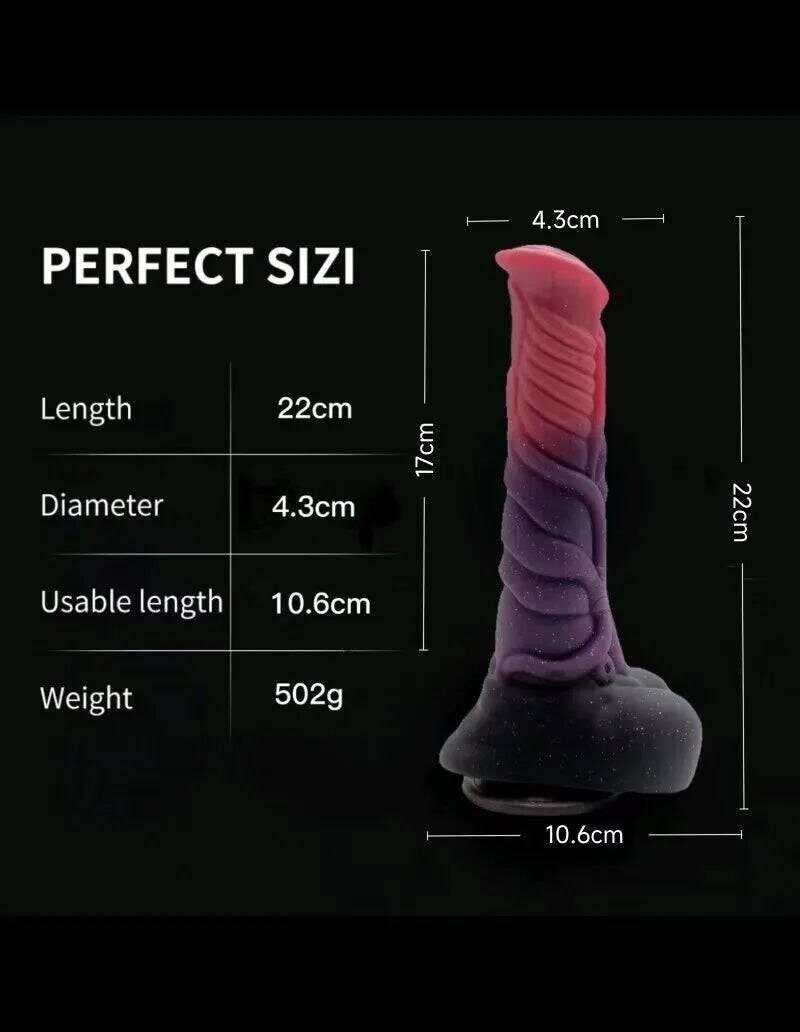 BDSM Monster Dildo – Horse, Dragon, and Dog-Inspired Realistic Suction Cup Toy