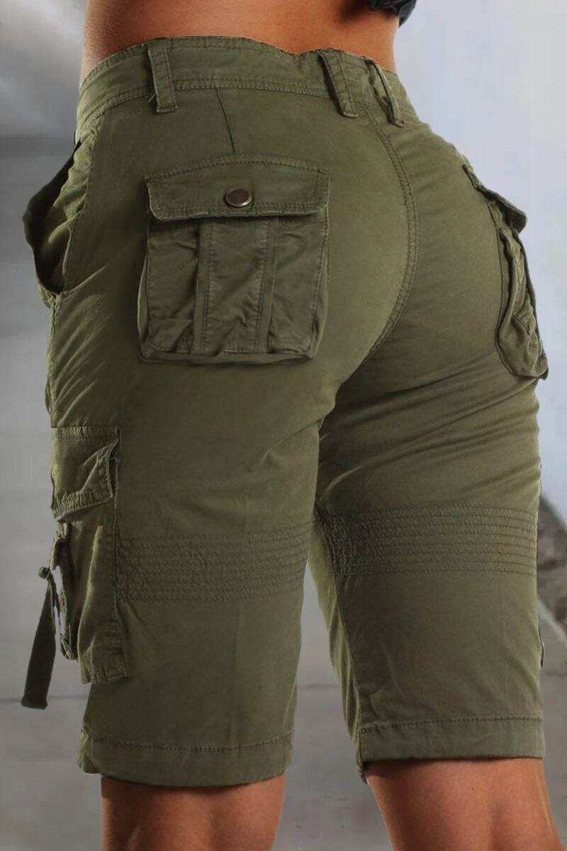New Hot 2025🔥Stretch cargo shorts with flap pockets design