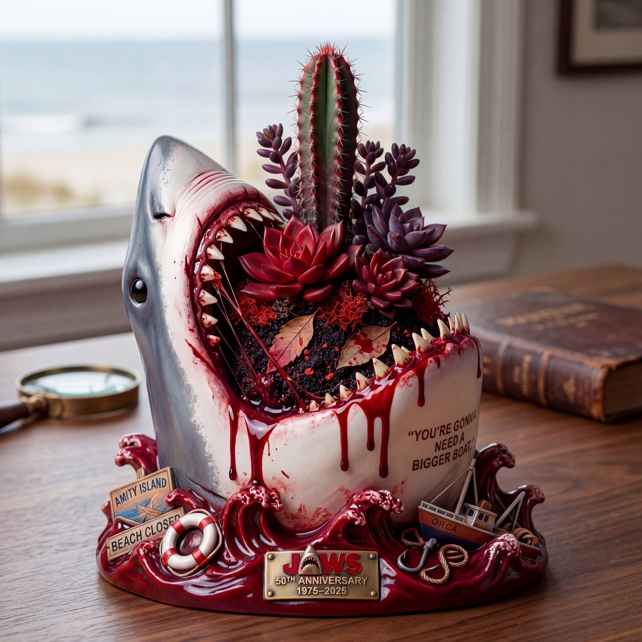 🦈Jaws 50th Anniversary flowerpot