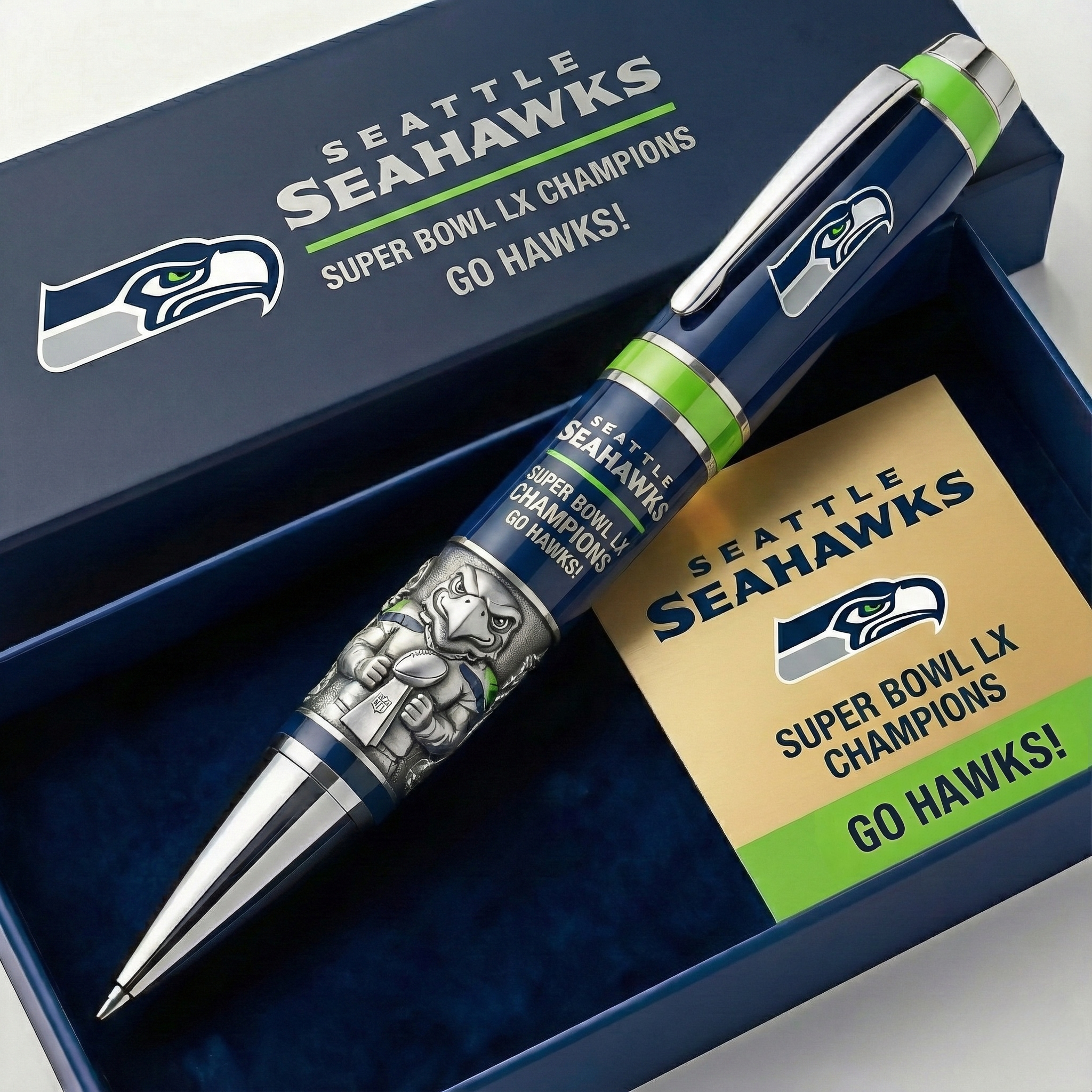 Seattle Seahawks Super Bowl LX Champions Pen