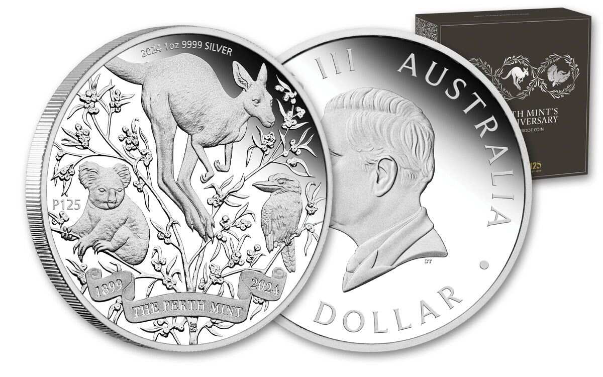 2024 The Perth Mint's 125th Anniversary 1oz Silver Proof