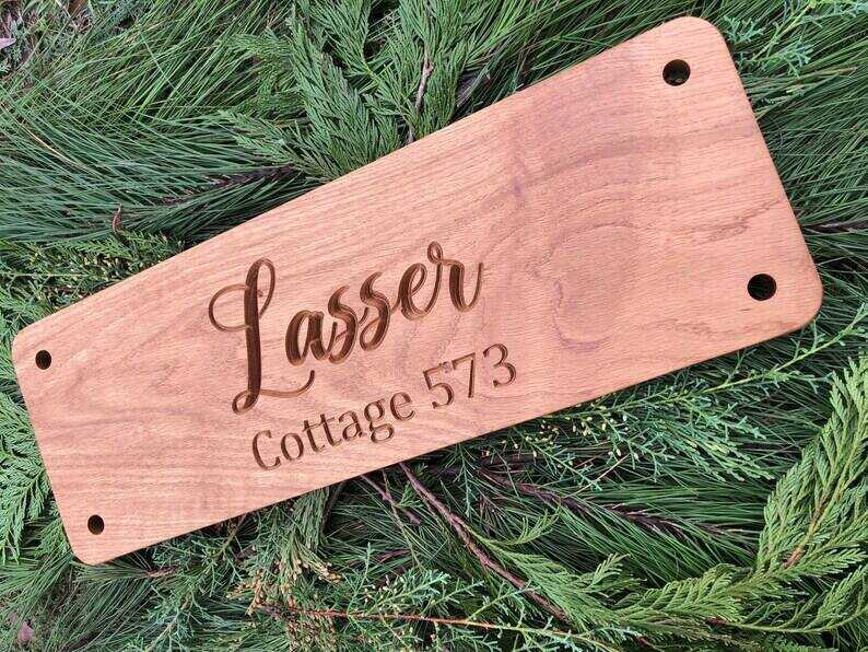 SEA ISLAND white oak personalized swing