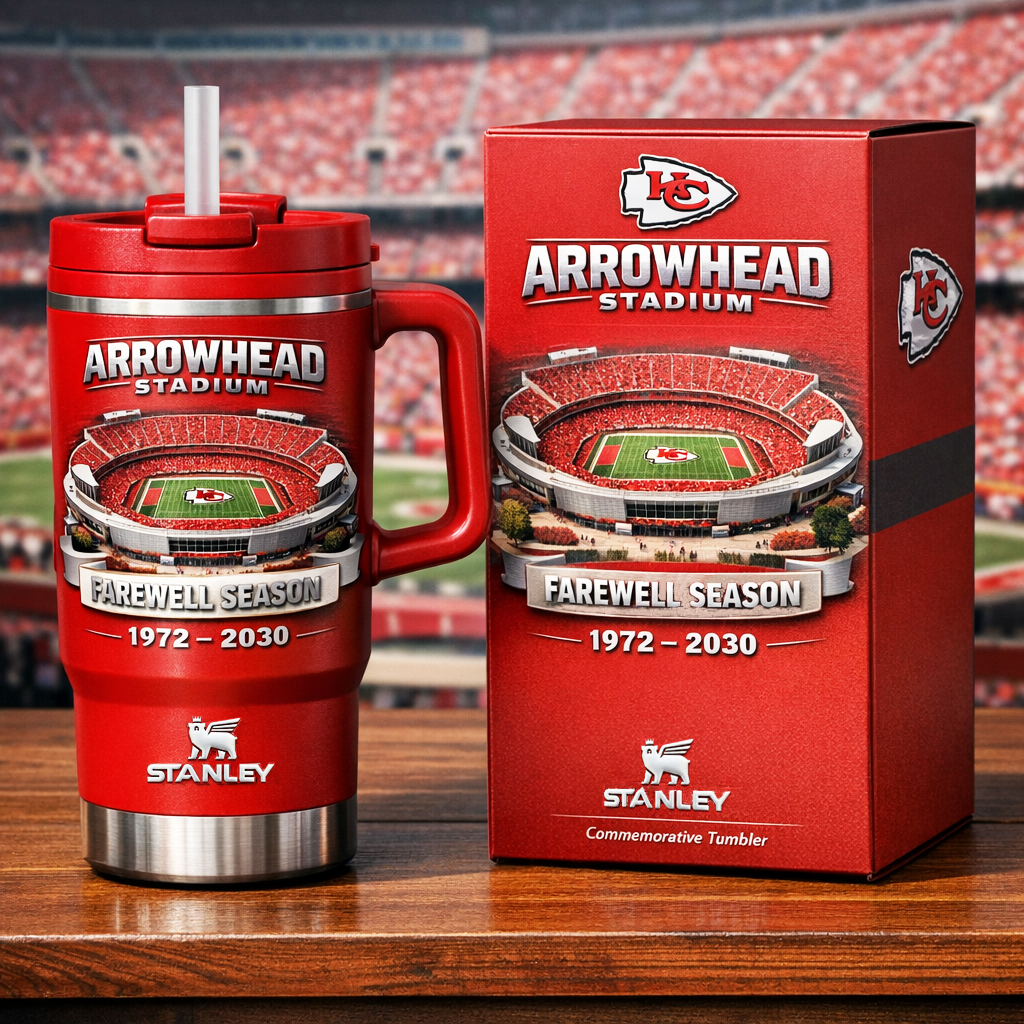 Kansas City Chiefs Arrowhead Stadium Farewell Edition  Tumbler