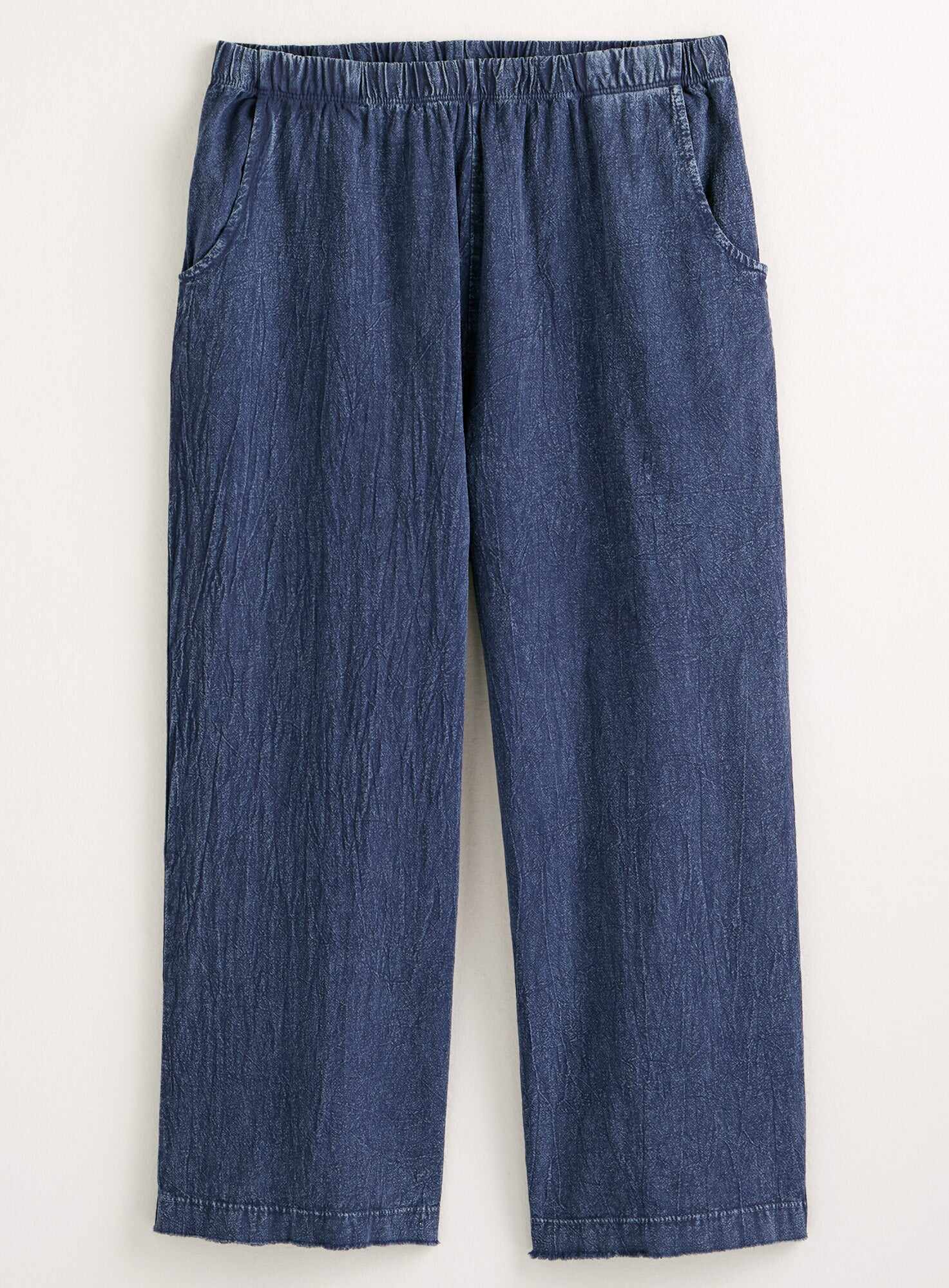 Cotton Gauze Capri Pants