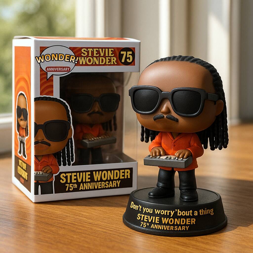 Stevie Wonder 75th Anniversary Pop Figure!
