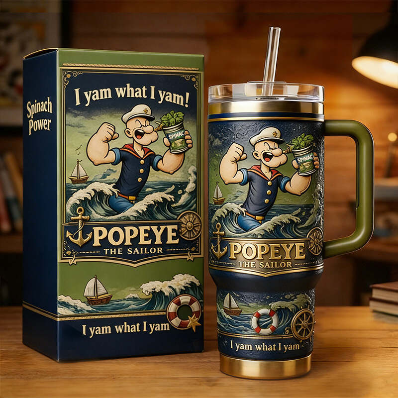 Popeye the Sailor Tumbler