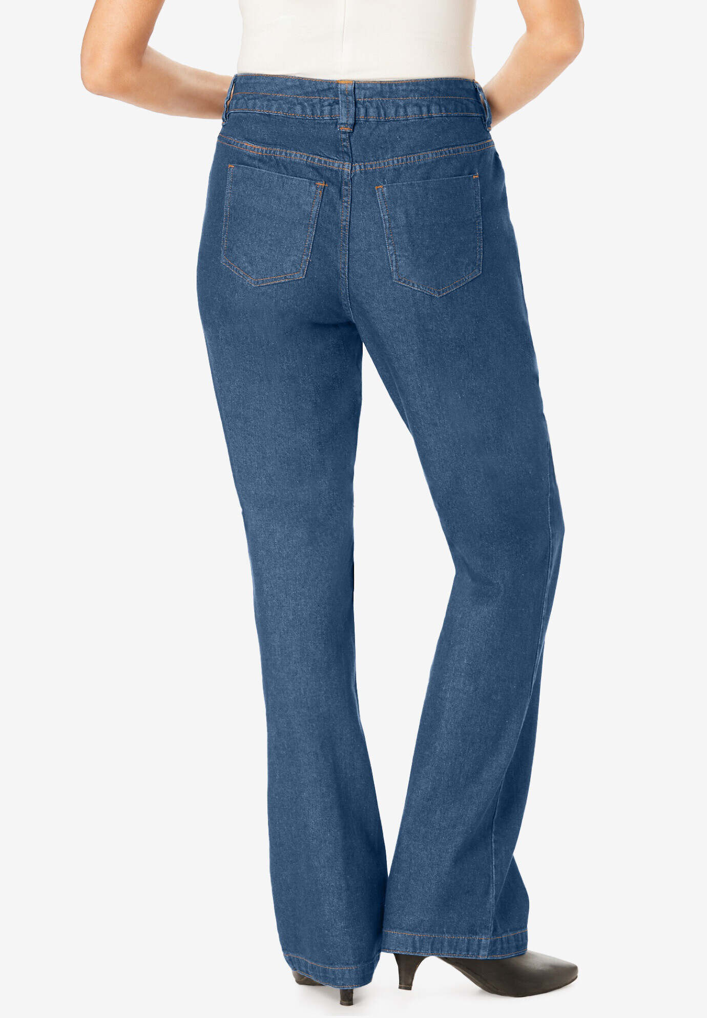 Perfect Cotton Wide-Leg Jean