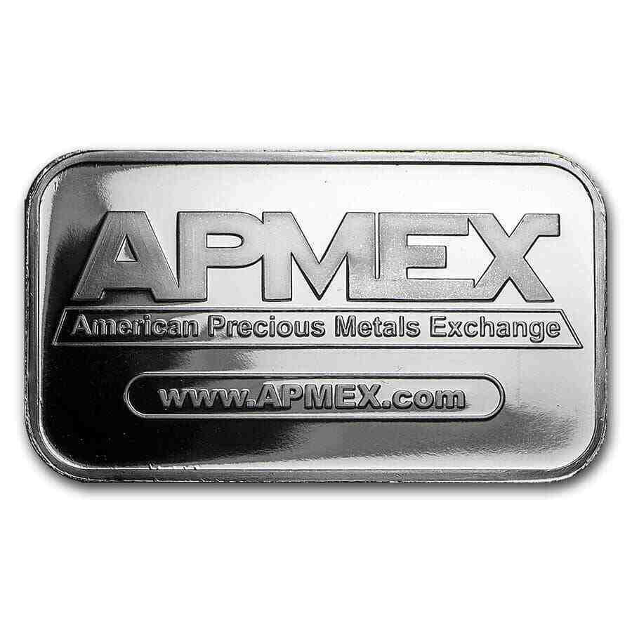 1 oz Silver Bar - APMEX (In TEP Package) - SKU #82241