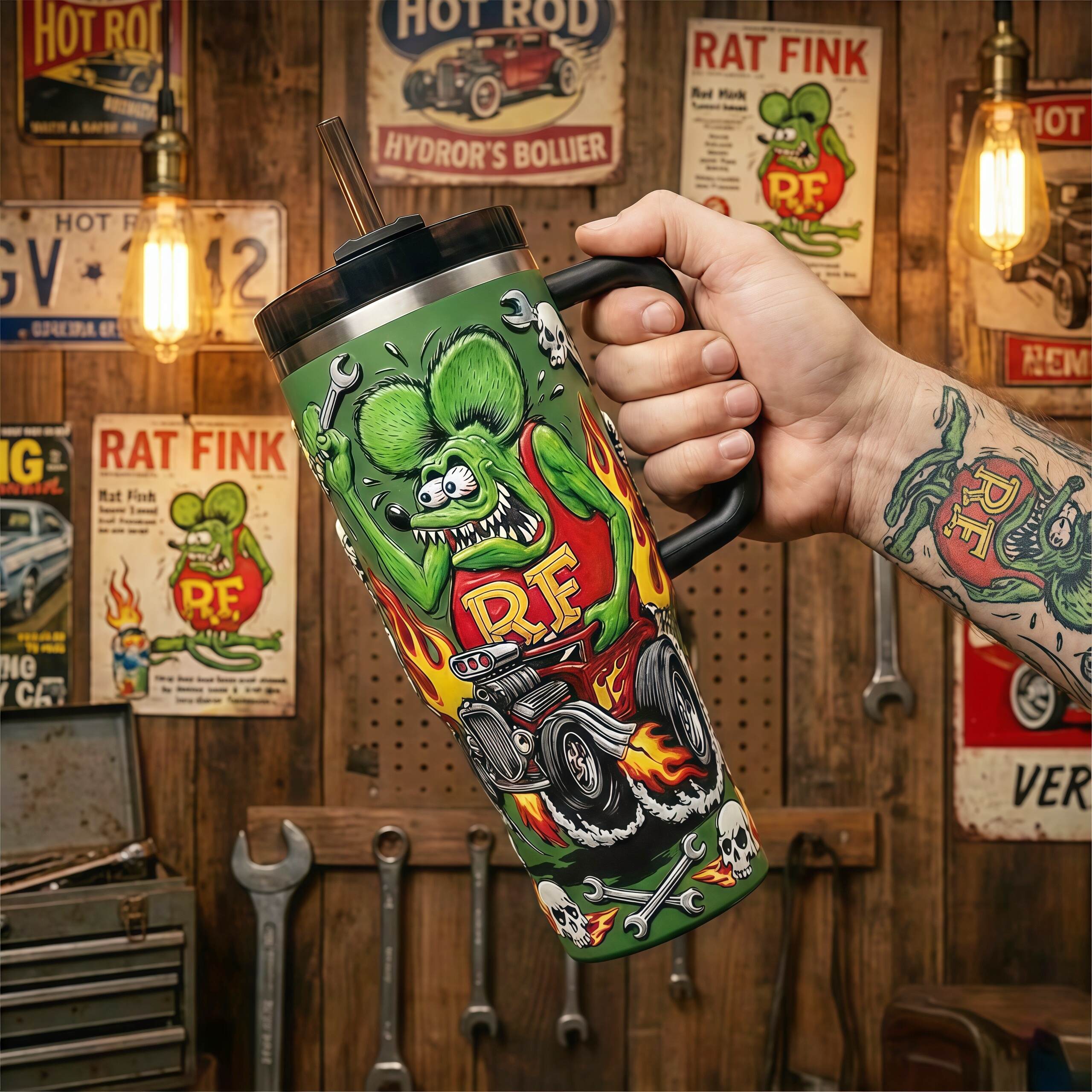 Rat Fink Tumbler