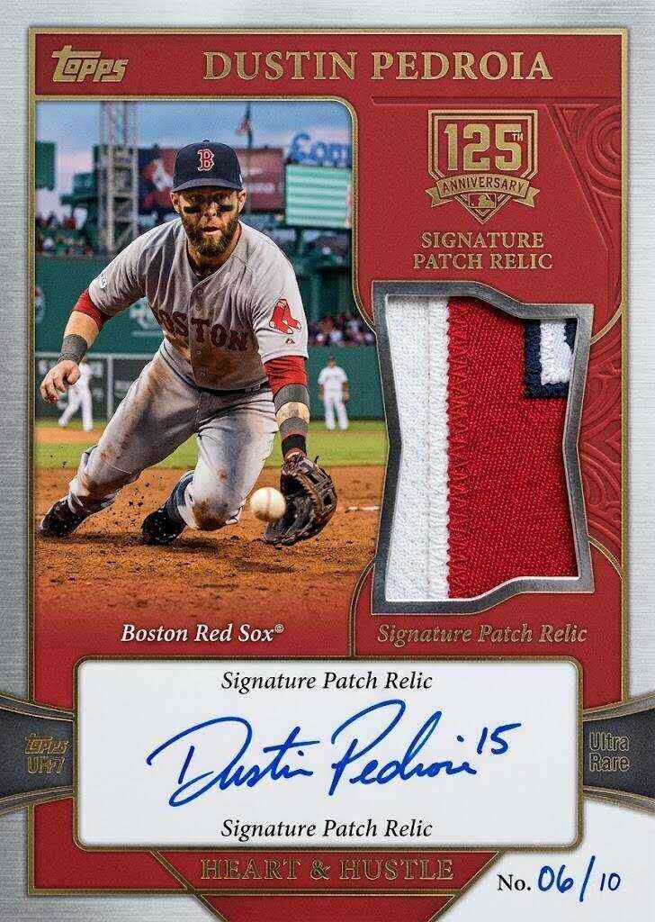 2026 Boston Baseball 125th Season Commemorative Trading Cards Hobby Box