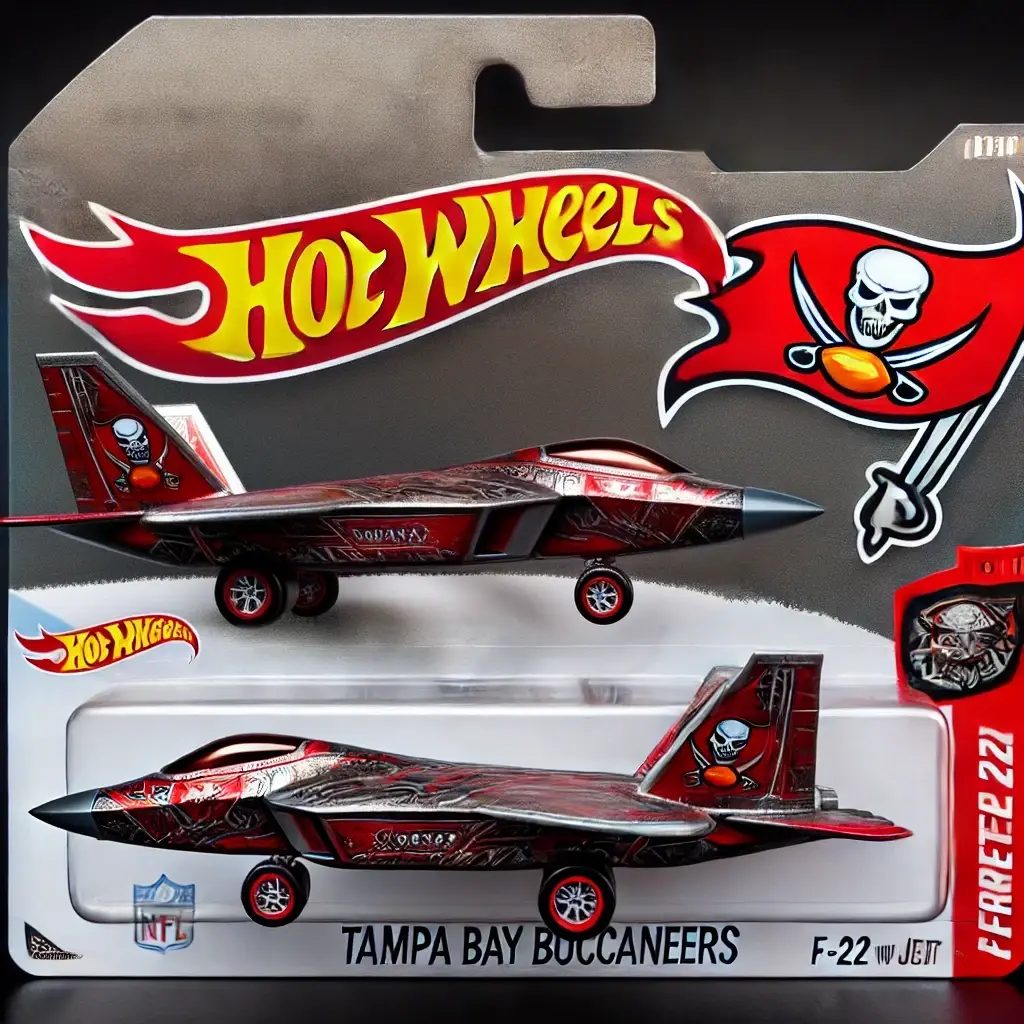 Hot Wheels x NFL F-22 Fighter
