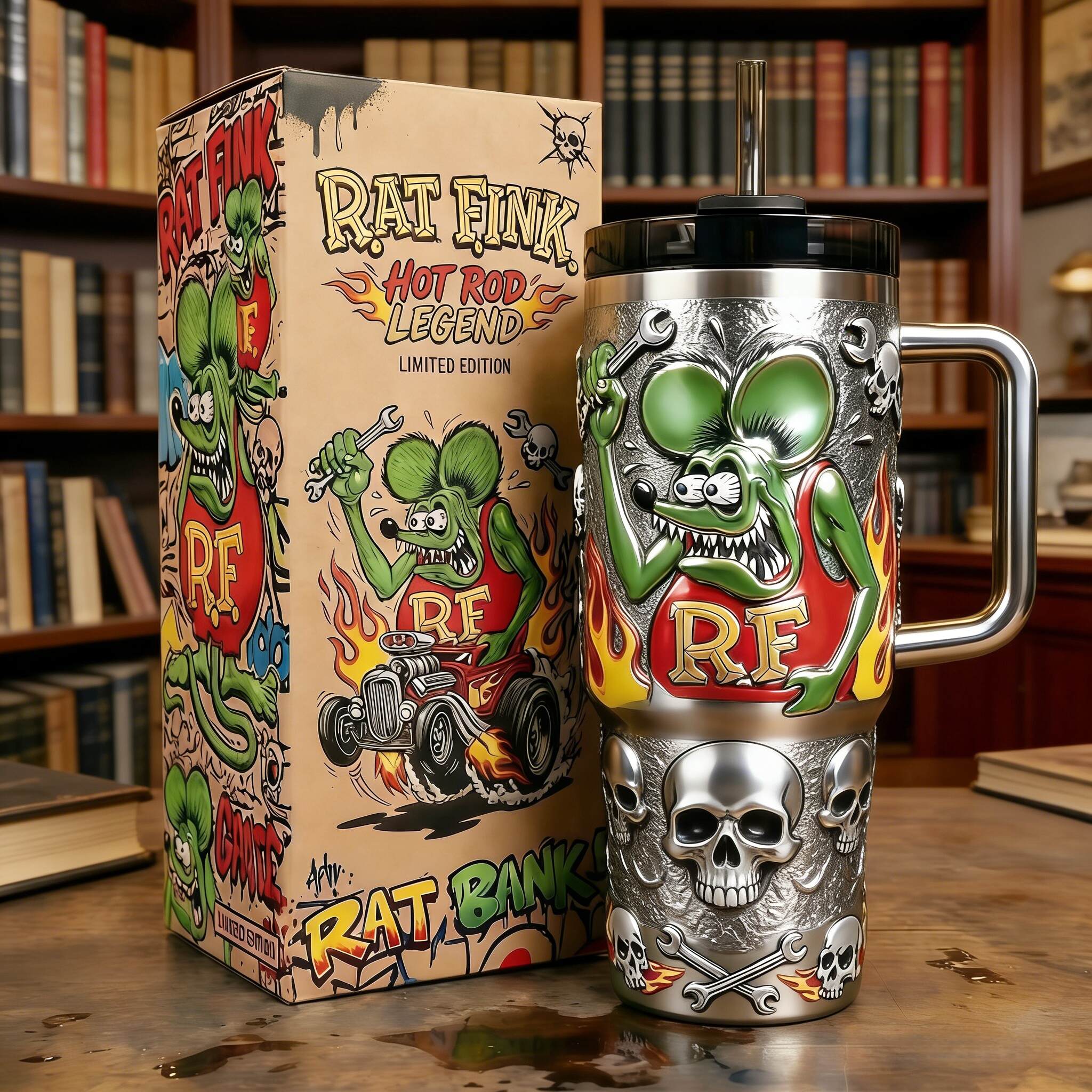 Rat Fink Garage Edition YETI Tumbler