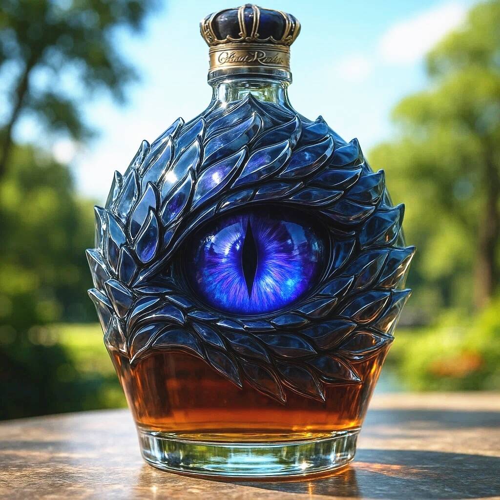 Dragon Eye Whiskey Bottle