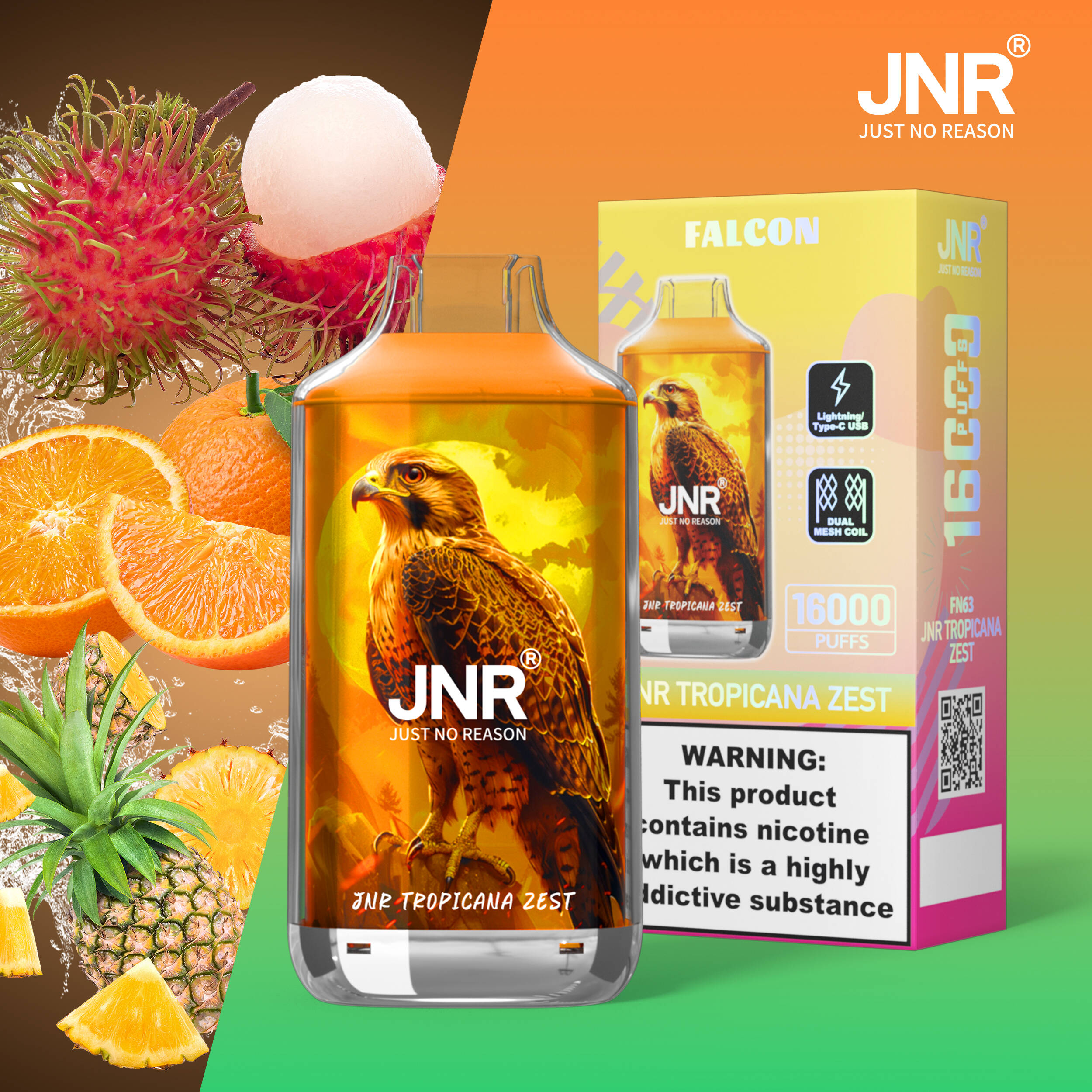 JNR Falcon 16000 Puffs -Disposable Vape