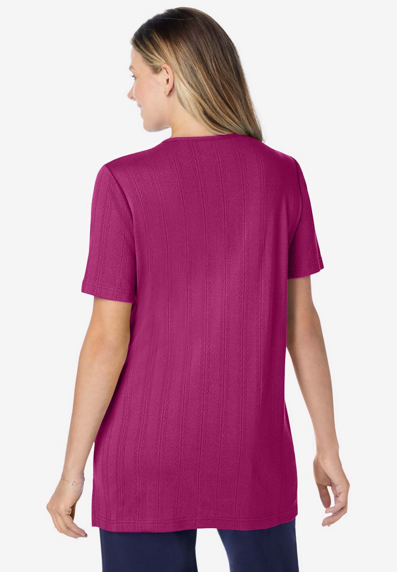 7-Day Embroidered Pointelle Tunic