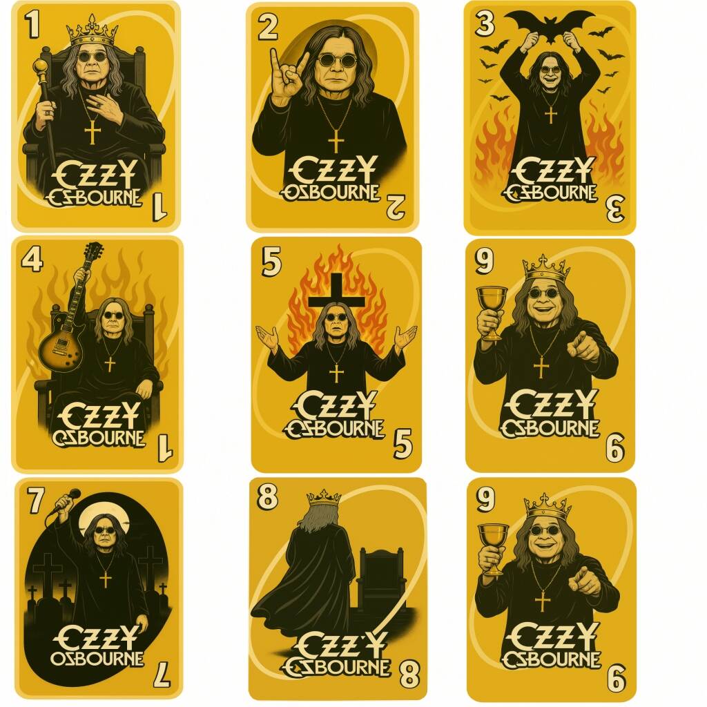 UNO Ozzy Osbourne Card Game