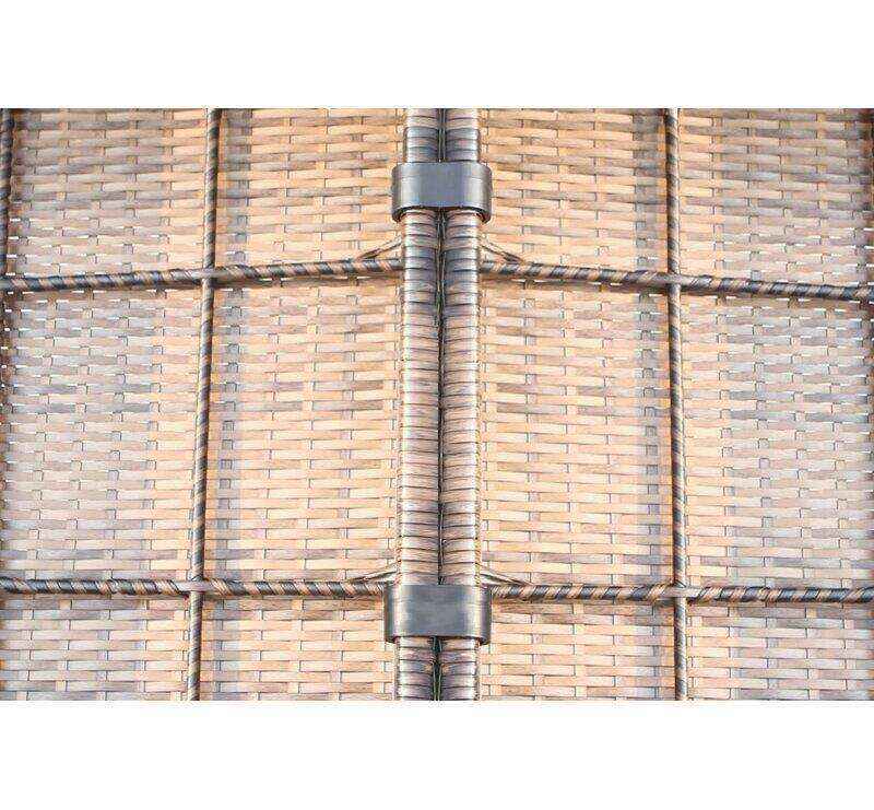 Widener Wicker/Rattan 4 - Person Seating Group with Cushions
