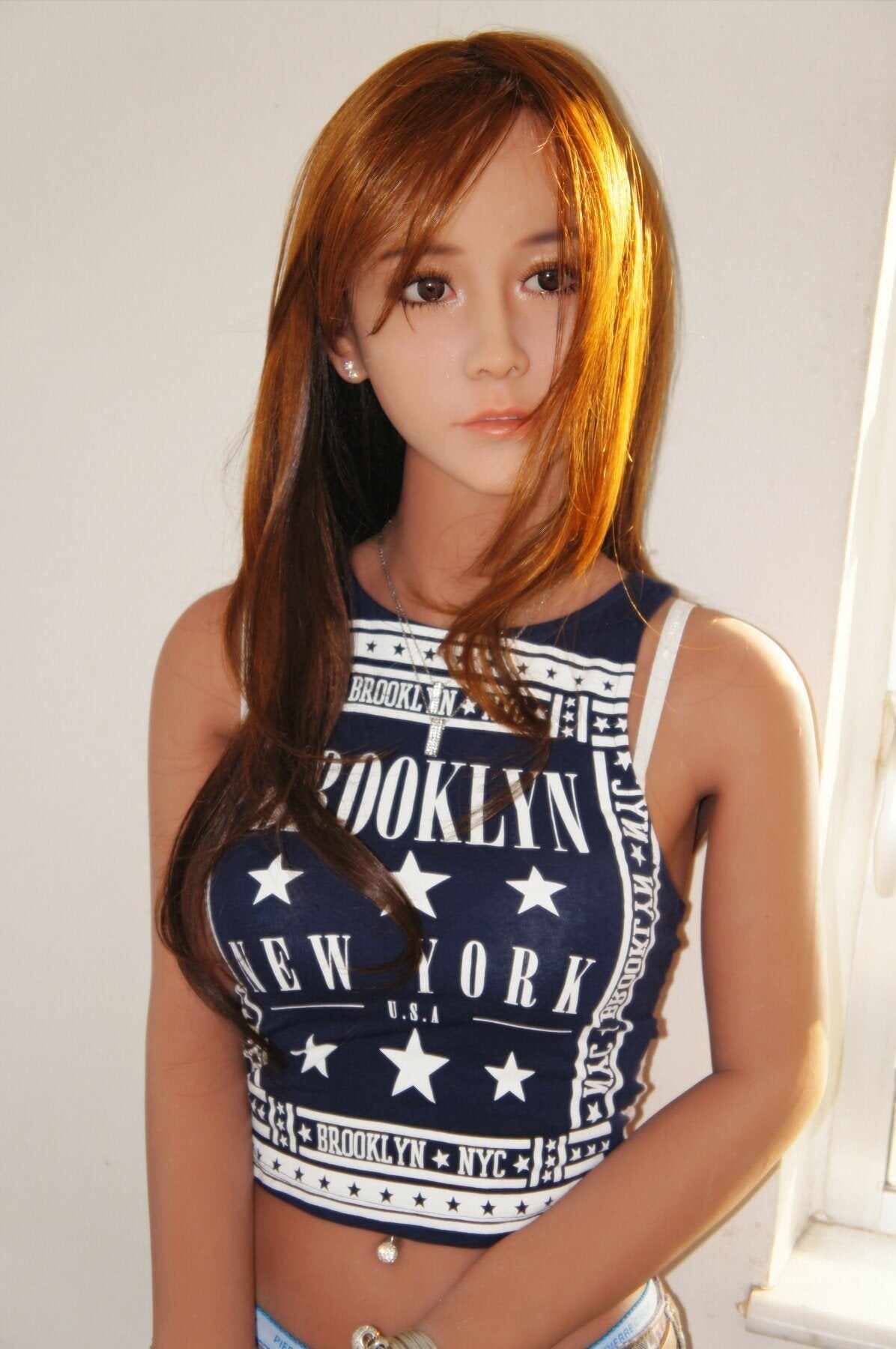 US Stock - Mya 5ft18 / 158cm #97 Head TPE Young Looking Asian Girl Sex Doll