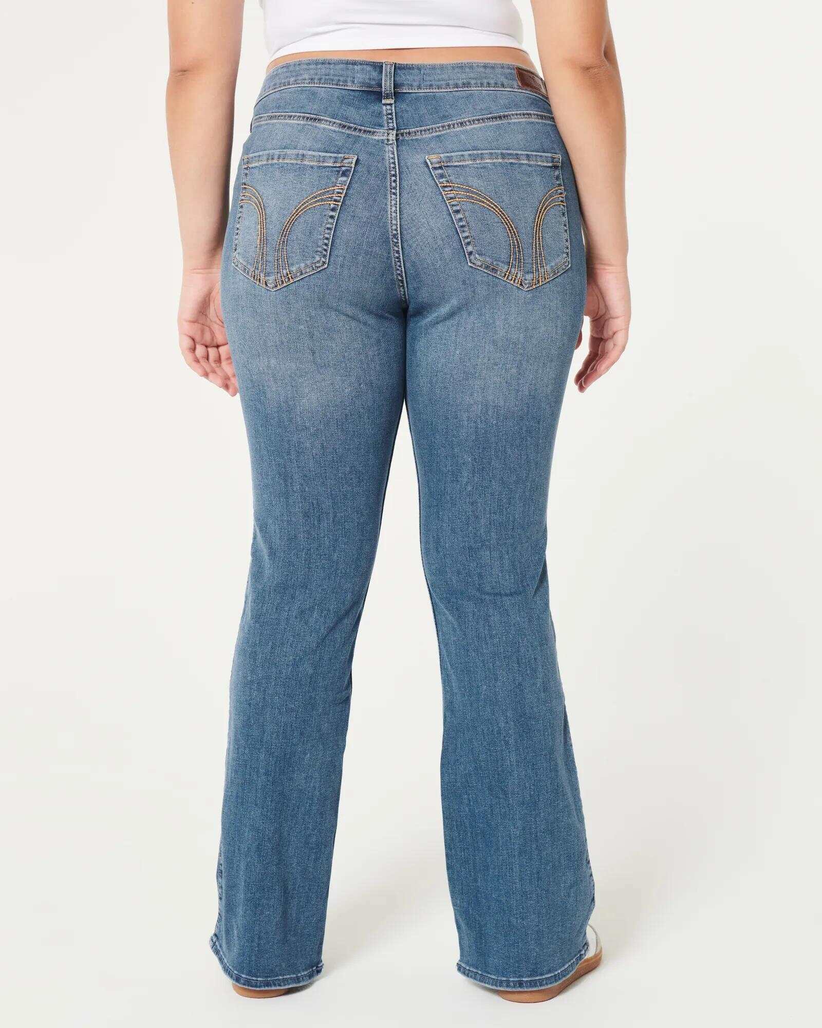 Curvy Mid-Rise Light Wash Boot Jeans