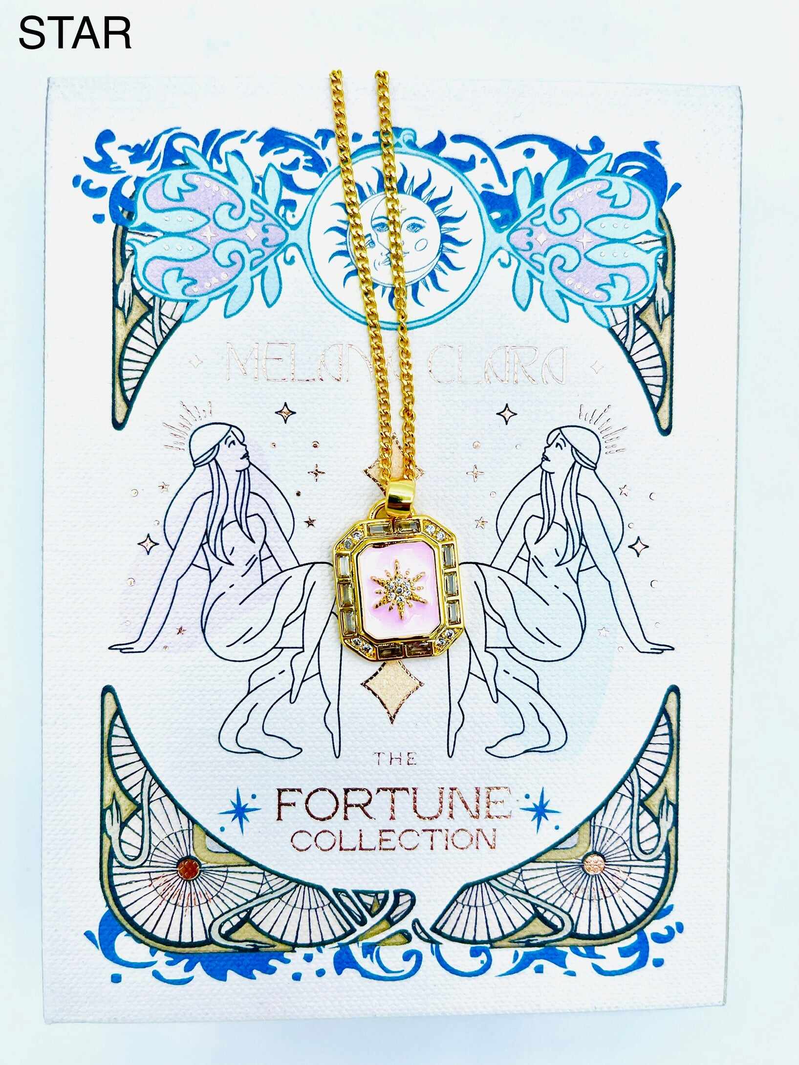 Melania Clara Fantasy Gold Necklace-MULTIPLE STYLES!