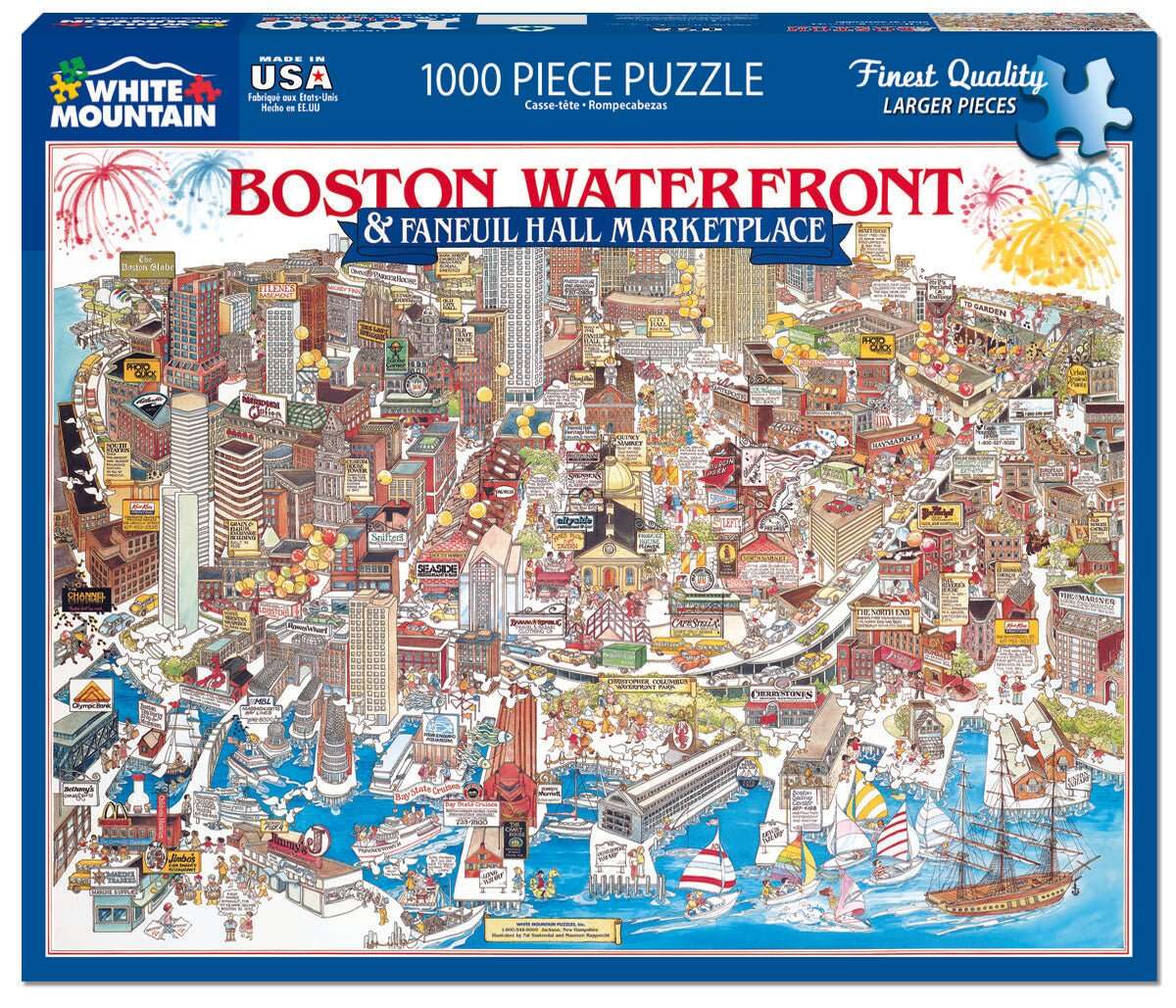 Boston, MA (07pz) - 1000 Piece Jigsaw Puzzle