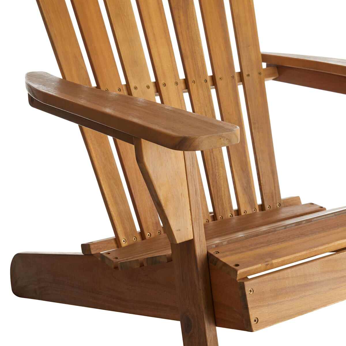 Adirondack Natural Wood Patio Chair