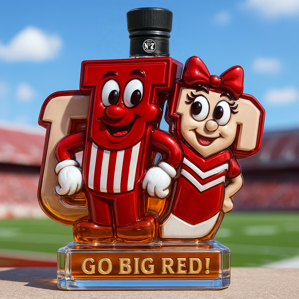 Indiana Hoosiers Mr. IU & Ms. IU Limited Edition Whiskey Bottle