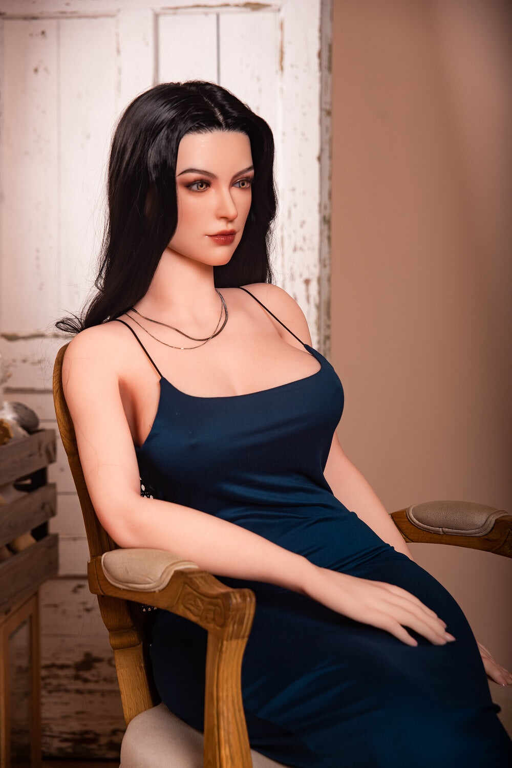 EU Stock - RIDMII Karyn Plus 5ft34/ 163cm Unique Design Silicone Head TPE Body Nice Tits Realistic Adult Love Sex Doll